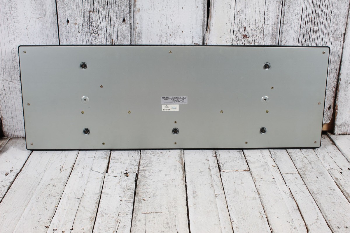 Casio Casiotone CT-607 Keyboard with Power Supply Manual and