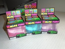 Lot of 3 100 Authentic Nice Cube NeeDoh Complete Color Set - Pink/Blue/Purple