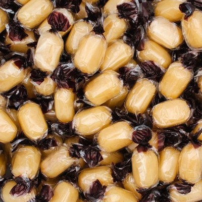 Premium eingewickelte hartgekochte gebutterte Ingwer Süßigkeiten Süßigkeiten - ideal für Partys