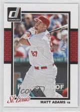 2014 Panini Donruss Press Proof Silver 148/199 Matt Adams #338 0f8