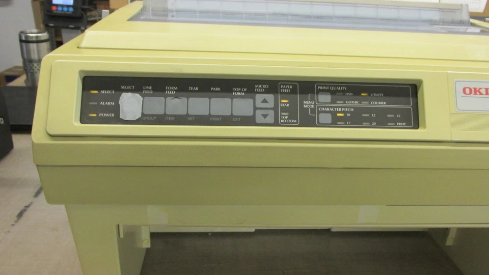 Okidata Pacemark 3410 Mono DOT Matrix Printer - Image 2 of 4