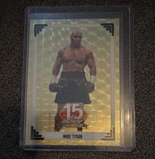 Leaf 15th Anniversary Mike Tyson 1/1 Pre-Production Proof Boxing Trading Card