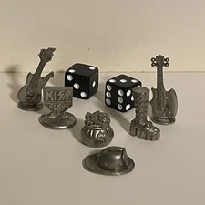 KISS MONOPOLY TOKEN PIECES EX SHAPE