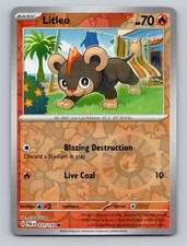 Litleo 031/193 Common Paldea Evolved Pokemon Reverse Holo Near Mint