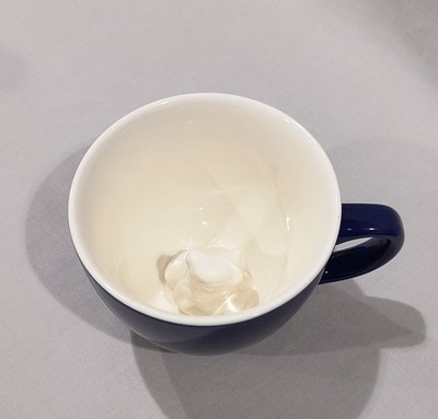 Frog Creature Cup 3D Blue Ceramic Coffee Mug Tea Cup
