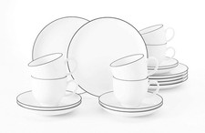 Seltmann Weiden Kaffeeservice 18-teilig Lido Black Line 001.737147 