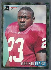 1993 Bowman Garrison Hearst #20 Rookie Card Rainbow Foil Arizona Cardinals. rookie card picture