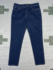 Lauren Ralph Lauren Jeans Womens 10 Dark Wash Denim High Rise Skinny 