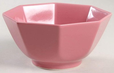 Fitz & Floyd Total Color Spectrum Raspberry  Octagonal Vegetable Bowl 2220028