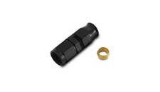 Tube Fitting - Tube to Female AN Adapter with Brass Olive Inserts, -6AN, Tube Si
