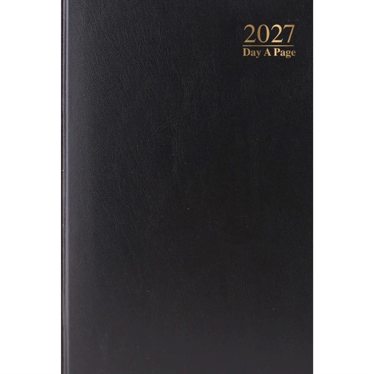 Black Hardback Day To View A4 Diary 2027, General Diaries, Day To View, Gift