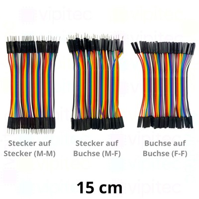 15cm Dupont Jumper Kabel Breadboard Wire Draht Brücke für Arduino Raspberry Pi