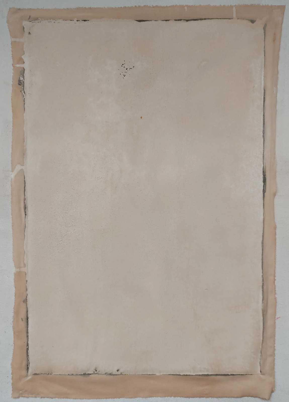 Mose Tolliver Signed Outsider Folk Art Painting on Canvas - African American Art