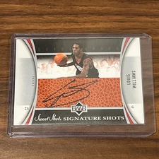 2006-07 Upper Deck Basketball Louis Williams #SSL-LW Sweet Shot Signatures