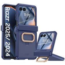 For Motorola Razr Ultra 2026/2025/Razr 2024 Matte Case Hinge Screen Protector