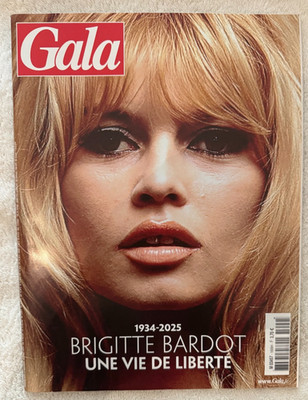 FRENCH MAGAZINE FOR THE DEATH OF BRIGITTE BARDOT GALA SPECIAL EDITION