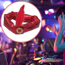 Copricapo indiano con turbante sultano per feste a tema in maschera