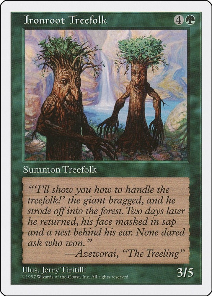 Ironroot Treefolk - 5ED - 305 NM/LP