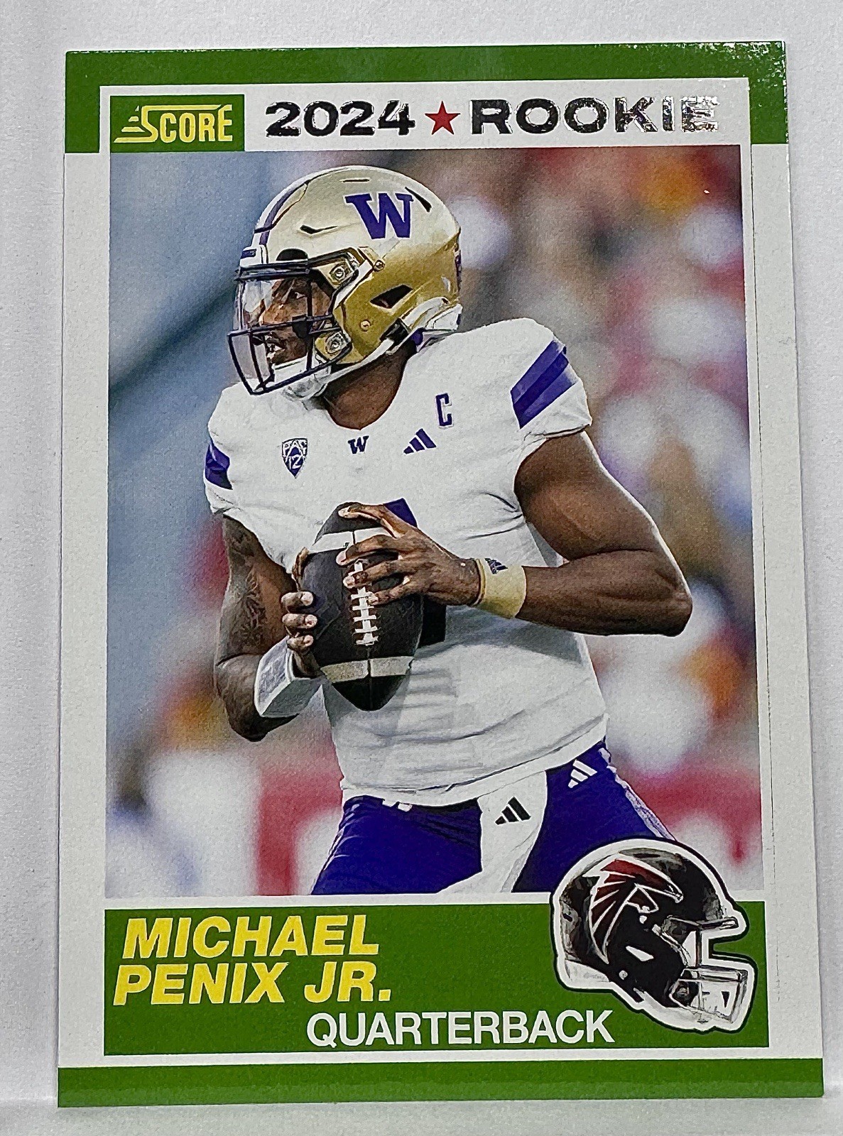 2024 Score - 35th Anniversary Rookie Red #7 Michael Penix Jr. (RC)