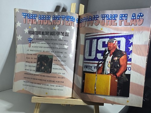 WWF World Wrestling Magazine - April 1991 Vol. 10 No. 4 - Hulk Hogan USA Honor - Picture 8 of 8