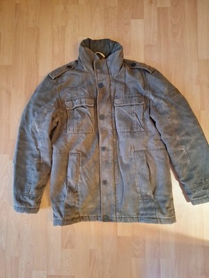 Braune Outdoor Winterjacke aus Kunstleder von Camel Active, Gr. L