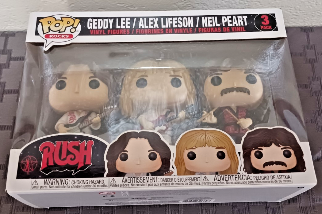 FUNKO POP! Rocks RUSH [3 Pack] Geddy Lee/Alex Lifeson/Neil Peart