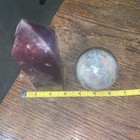 Healing Crystal Lot-Moonstone Sphere 350g + Strawberry Quartz Tower 477g - 6.1in — photo 6