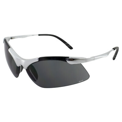 Global Vision Lightning Sun Glasses Smoked Lenses Brushed Metal Temples UV400