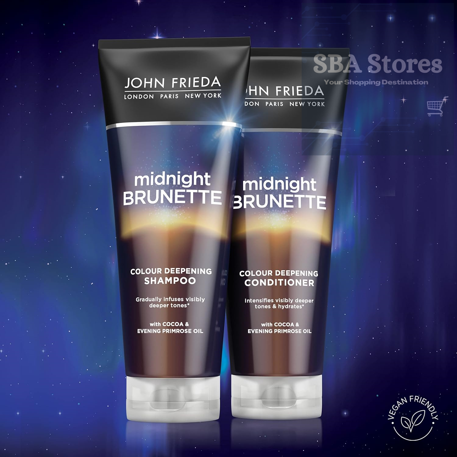 John Frieda Midnight Colour Deepening Shampoo 250 ml, Colour