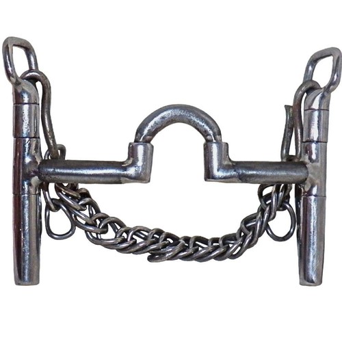 Myler USA Kimberwick with Hooks Low Port Correction Curb Bit 11-27 LP Level 2 - Picture 2 of 12