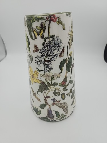 9" tall ceramic fairy/insect green and white water pitcher - Picture 6 of 8