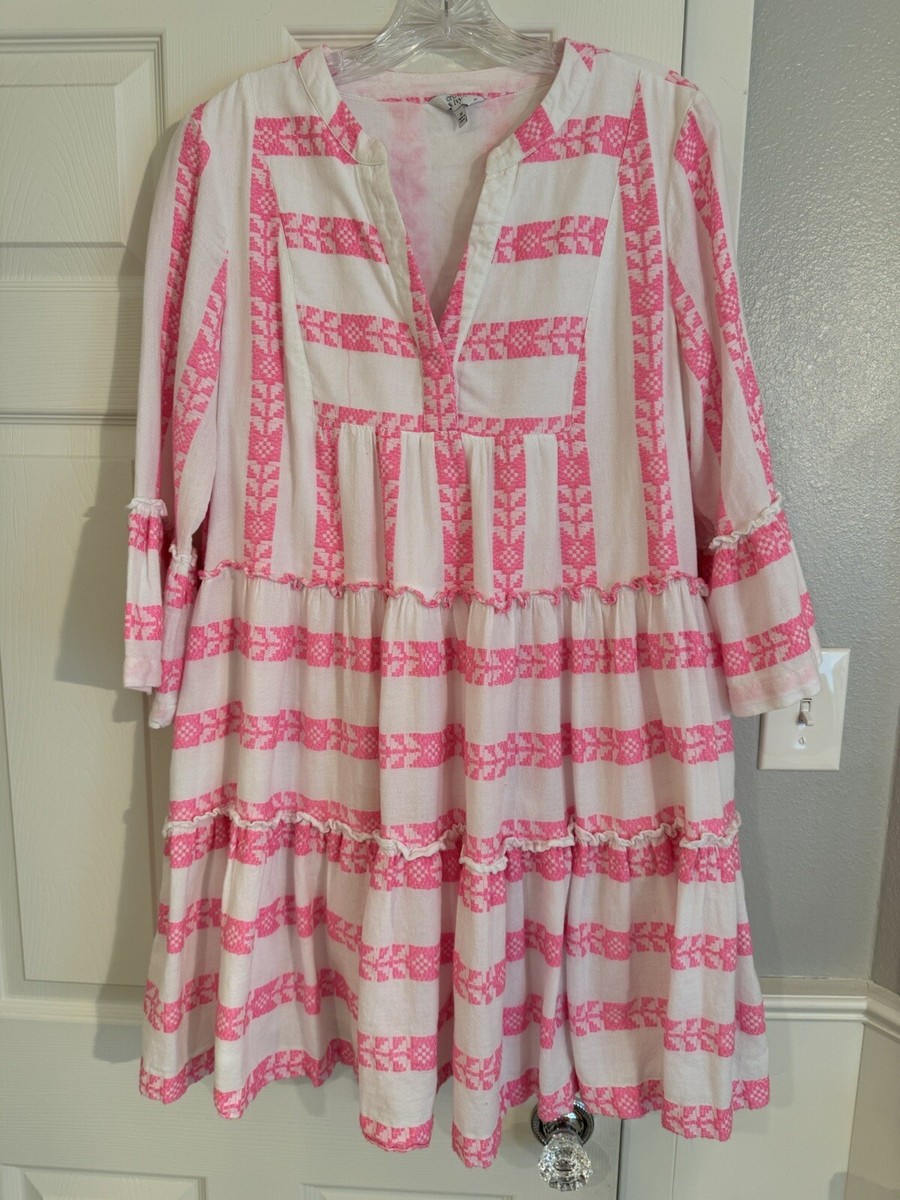crown and ivy pink dress Crown & Ivy Plus Size Short Sleeve Maxi Dress