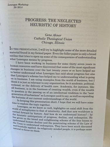 Lonergan Workshop: Vatican II & Pope Francis, Lonergan Workshop 2014, Volume 28 - Imagen 11 de 14