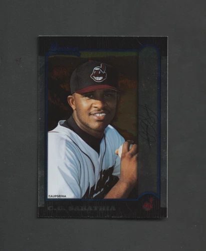 1999 Bowman C.C. Sabathia RC #344 ~ Rare International Foil ~ Hall of Famer!