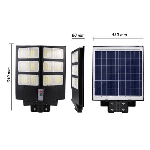 Solar Street Light 11000W Super Bright Dusk to Dawn Sensor Road Lamp+Remote+Pole - Picture 62 of 80