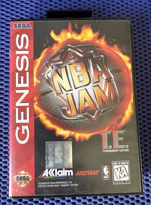 NBA Jam TE Mega Drive Genesis Sega Spiel 