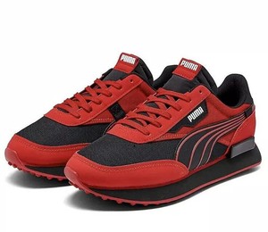 puma future rider red and black