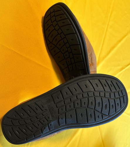 Dr. Comfort Easy Men's Slippers Camel - 9 Wide - Picture 6 of 11