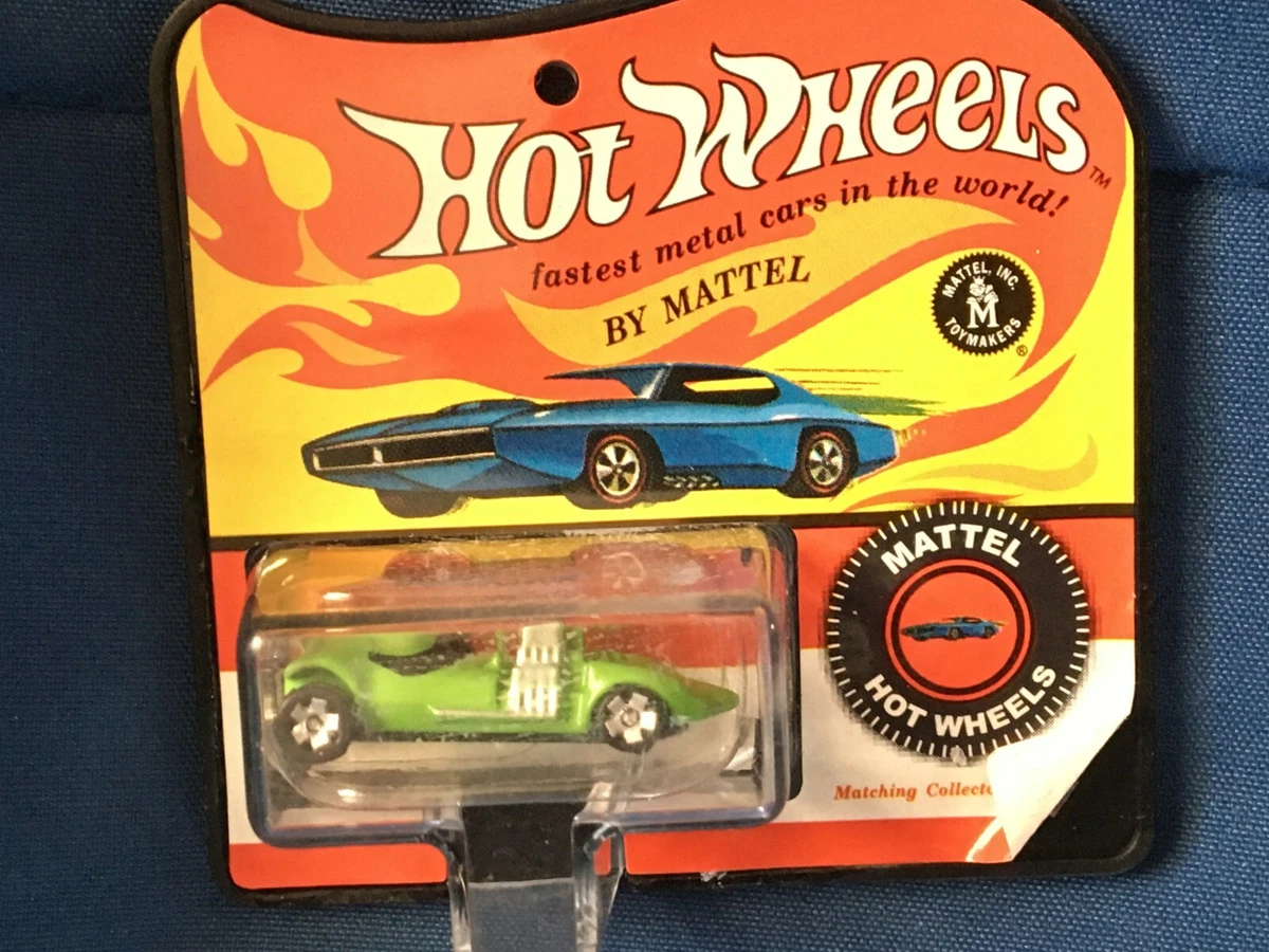 World's Smallest Toys Blind Box Hot Wheels Green Race Car *NEW/OPENED n1