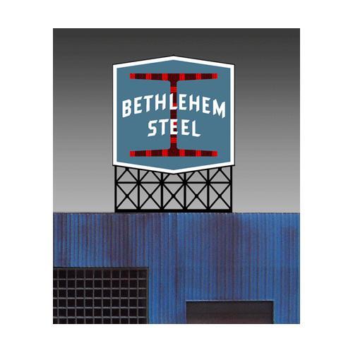 Miller Engineering 5282 N Scale Bethlehem Steel Billboard - Picture 1 of 1