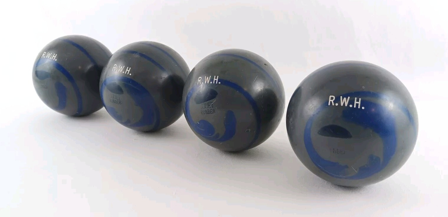 Vintage Comet Rubber Candlepin Bowling Balls 2 lb 6 oz Set of 4 Gray eBay