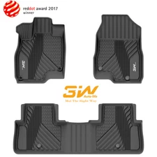 All Weather Floor Mats for 2019-2023 Acura RDX Front Rear Black TPE Rubber Liner