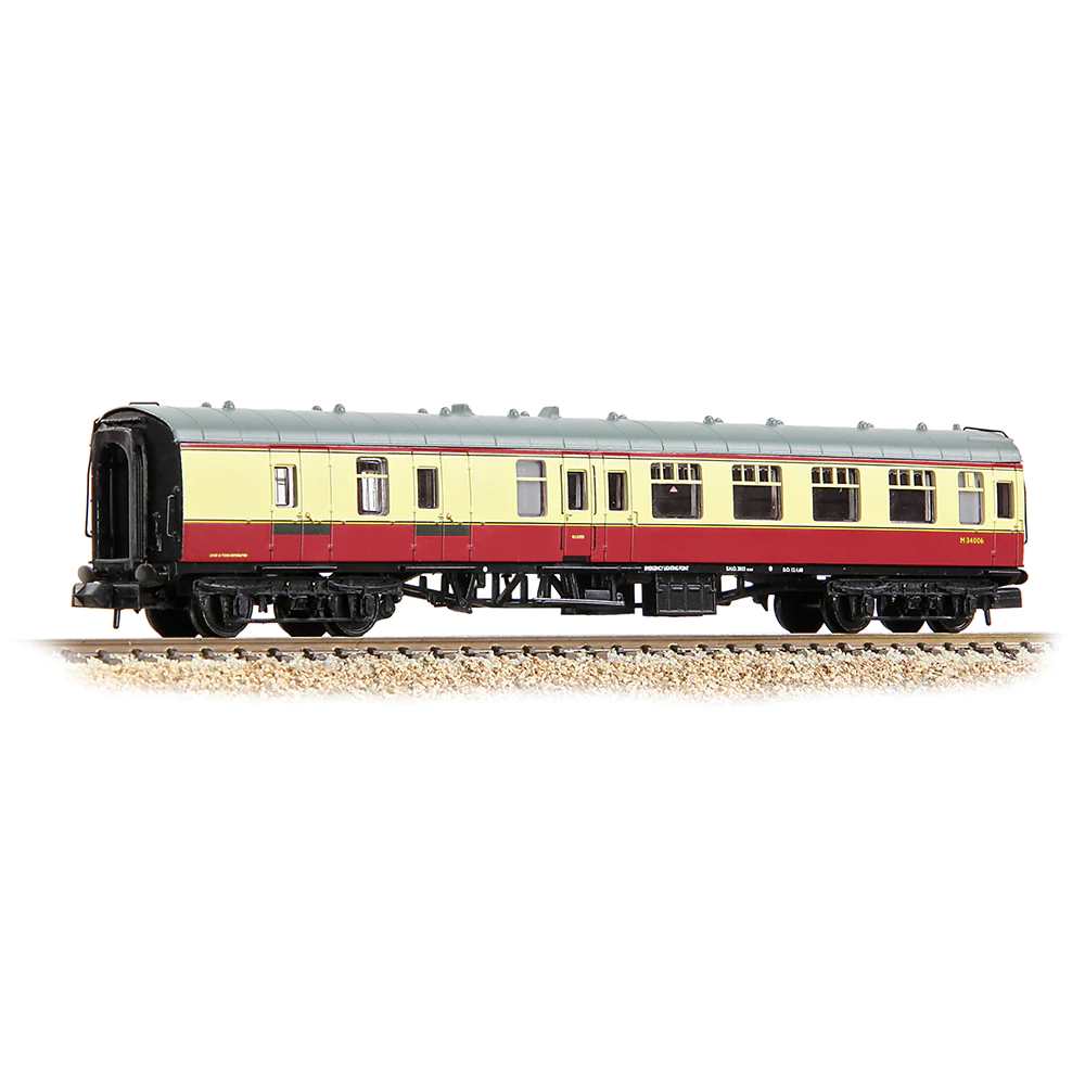 Graham Farish 374-185E N Gauge BR Mk1 BSK Brake 2nd Corr Coach BR Crim/Crm