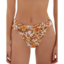 Jonathan Simkhai Bailee Front Twist Swim Bottom Separates Orange Size L