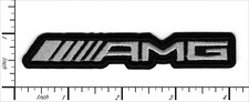 30 Pcs Embroidered Iron on patches AMG Mercedes Benz 110x17mm AP063mB3