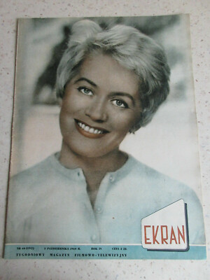 Ekran - Rok 1960 -Alina Janowska,Gregory Peck,Brigitte Bardot, polish magazine