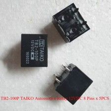 NEW TB2-100P TAIKO Automotive Relay 12VDC 8 Pins x 5PCS