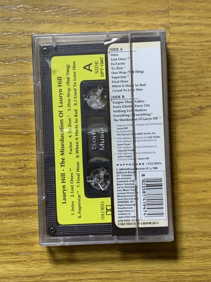 LAURYN HILL カセットテープHIPHOP LAURYN HILL / THE MISEDUCATION OF LAURYN HILL (CASSETTE