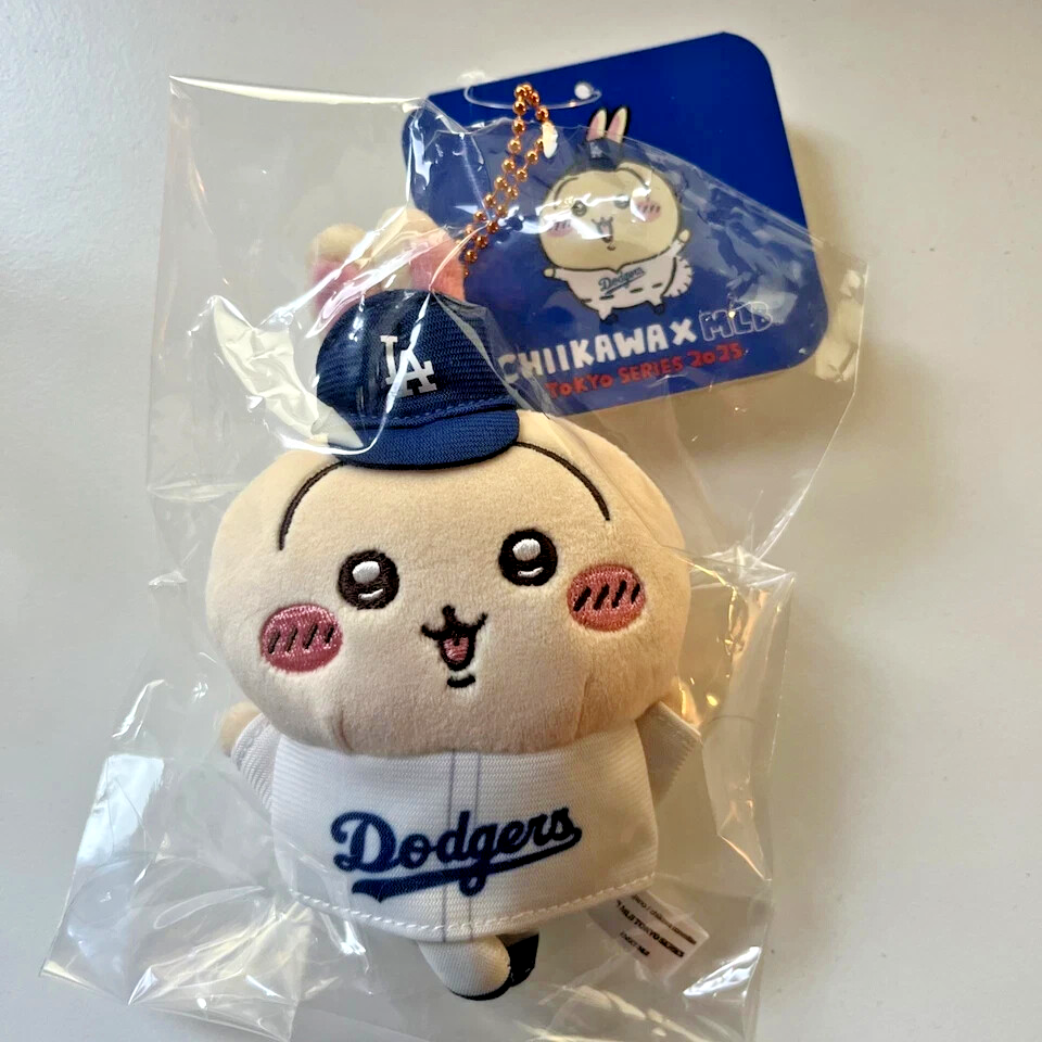 Chiikawa x MLB Tokyo Series Collaboration Mascot Dodgers
