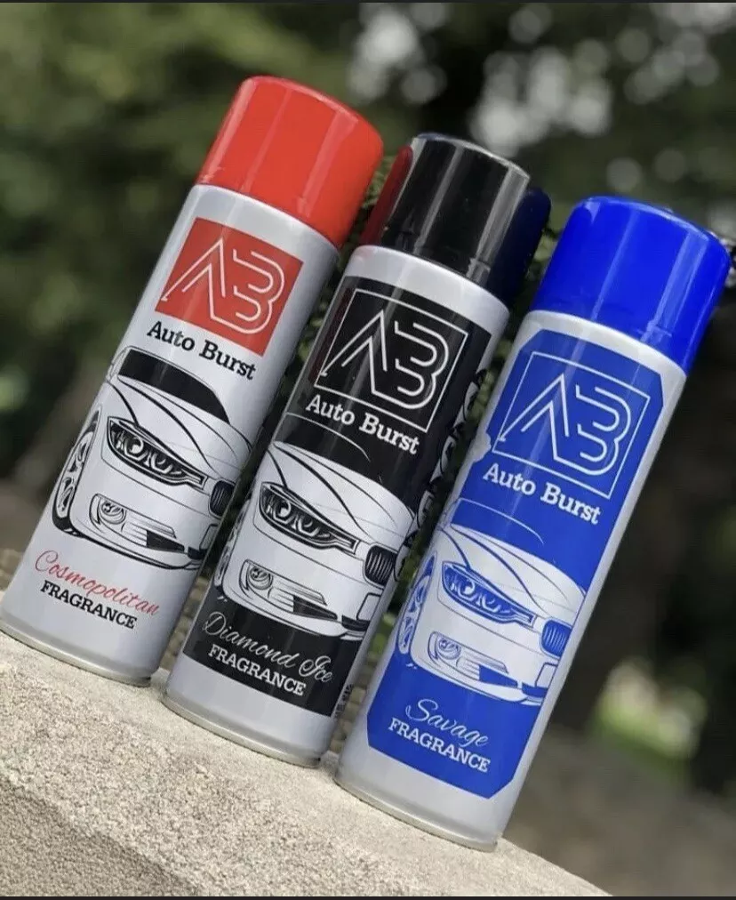 Auto Burst Air Fresheners. Designer Fragrances Set Of 3